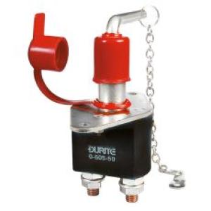 Heavy Duty Battery Isolator with Removable Key and Splashproof Cover - 250A 24V