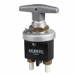 On/Off Toggle Switch with Nickel Plated Brass Lever - 10A at 28V