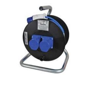 16A 230V Blue Mains Extension Reel - 25m