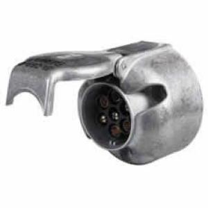 7 Pin Metal Caravan Socket - 12V ISO 1724