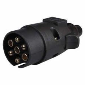7 Pin Plastic Caravan Plug - 12V ISO 1724