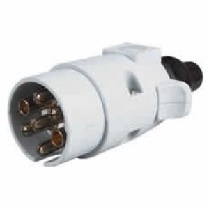 7 Pin Plastic Caravan Plug - 12V ISO 3732