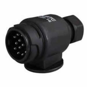 13 Pin Plastic Caravan Plug - 12V