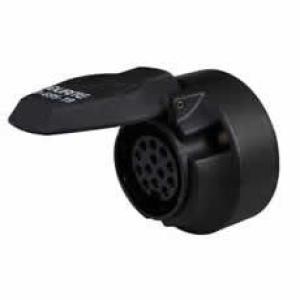 13 Pin Plastic Caravan Socket - 12V