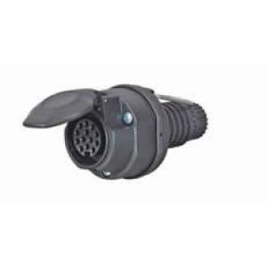 13 Pin Plastic Trailing Caravan Socket - 12V