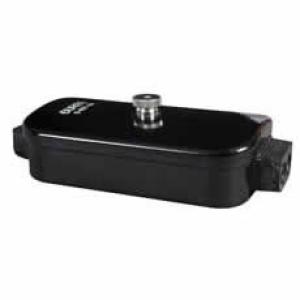 Black 8-Way Phenolic Junction Box with Waterproof Glands and Gasket