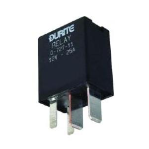 12V Micro Make/Break Relay Sealed with Resistor - 25A