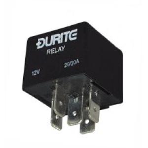 12V Mini Change Over Relay Sealed with Resistor- A Type Terminal - 20/30A