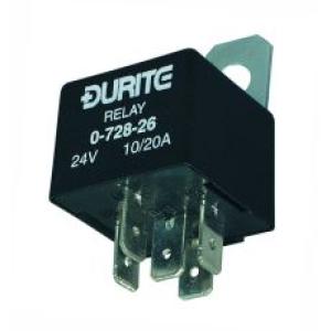 24V Mini Change Over Relay with Bracket - 10/20A