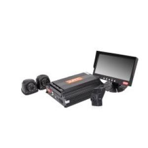 Durite Live DVR 720P 3-Cam Kit with standard monitor & side detection