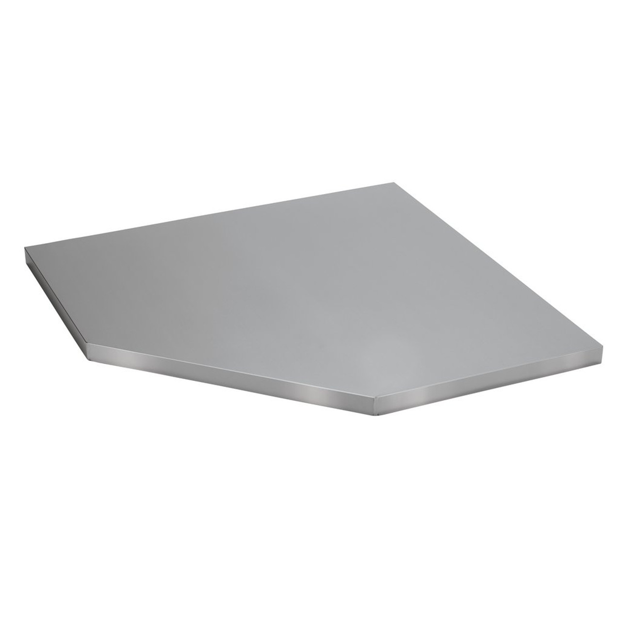 DRAPER BUNKER® Modular Stainless Steel Worktop for Corner Cabinet, 865mm