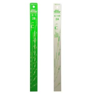 FAST MOVER TOOLS PAINT MEASURING STICK, ALUMINIUM, 370 X 32 X 2MM, 2:1 RATIO
