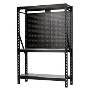 BUNKER® 17 Piece Modular 3 Tier Racking with Stainless Steel Shelving and Pegboards, 1500 mm