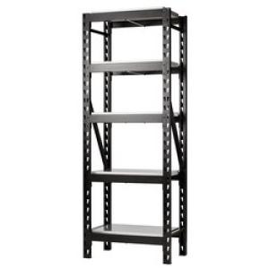 BUNKER® 22 Piece Modular 5 Tier Racking with Stainless Steel Shelving, 750 mm
