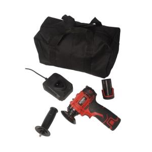 Duren 12v cordless 75mm polisher supplied with 2 batteries, charger & 3 x75mm pads
