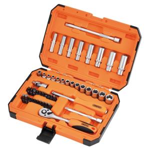 HI-TORQ® 6 Point Socket Set, 1/4" (47 Piece)