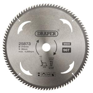 TCT Circular Saw Blade for Wood, 315 x 30mm, 96T