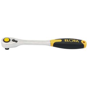270mm 1/2" Sq. Dr. Elora Fine Tooth Quick Release Soft Grip Reversible Ratchet
