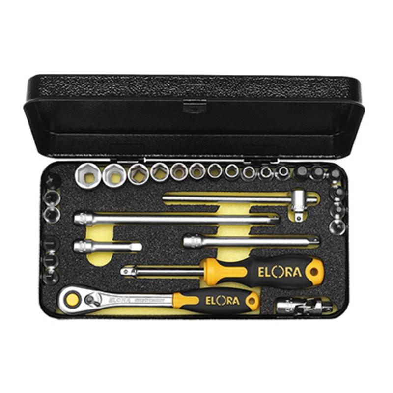 1/4" Sq. Dr. Elora Metric Socket Set (31 Piece)