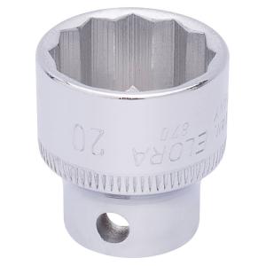 20mm 3/8" Sq. Dr. Elora Bi-Hexagon Socket