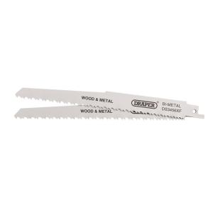 Bi-metal Reciprocating Saw Blades for Multi-Purpose Cutting, 200mm, 6-12tpi (Pack of 2)