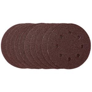 Sanding Discs, 115mm, 40 Grit, Hook & Loop (Pack of 10)