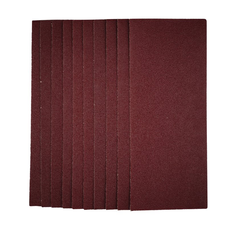 1/2 Sanding Sheets, 115 x 280mm, 40 Grit (Pack of 10)
