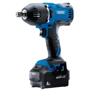 D20 20V Brushless Mid-Torque Impact Wrench, 1/2", 2 x 4.0Ah Batteries, 1 x Charger, 400Nm